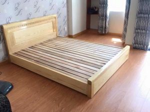 Giường ngủ gỗ Sồi Nga kiểu Nhật
